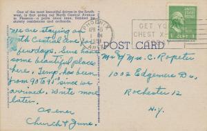 North Central Avenue - Phoenix AZ, Arizona - pm 1951 - Linen