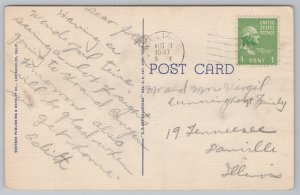 Linen~Desert In Bloom California Highwau~Vintage Postcard 