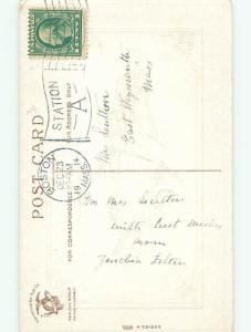 Divided-Back CHRISTMAS BIRDS SCENE Pretty Postcard W8526