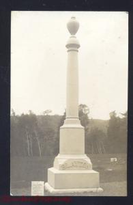 RPPC ZANESVILLE OHIO FUNERAL STONE ADVERTISING REAL PHOTO 