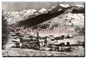 Postcard Old La Clusaz Vue Generale And Chaine Des Aravis