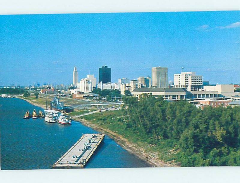 Unused Pre-1980 SKYLINE AT RIVER Baton Rouge Louisiana LA hn3750-22