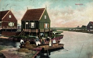 Netherlands Marken Vintage Postcard 08.49 
