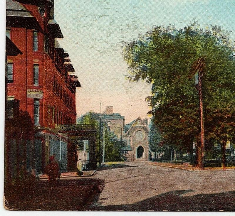 1901-1907 Carbondale PA Sixth 6th Avenue & City Hall Lackawanna Co UDB Postcard