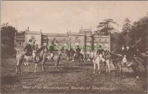 Warwickshire Postcard - Warwickshire Hounds at Shuckburgh HP606