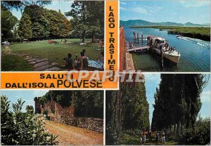 Postcard Modern Saluti dall Isola Polvese Lago Trasimeno