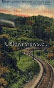 Southern Railway on Steep Grade in Andrews Geyser, North Carolina