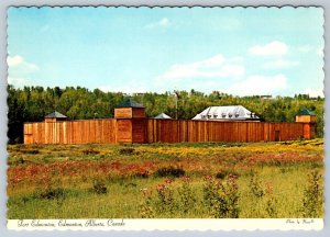 Fort Edmonton, Alberta, Chrome Postcard