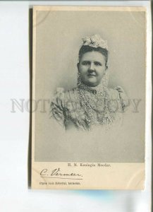 482386 H.M. Koningin Moeder QUEEN Netherlands Vintage POST 1903 year KELLOMAKI