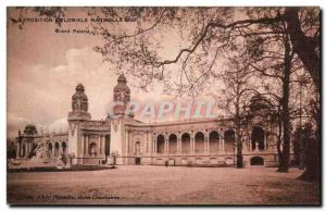 Postcard Old Marseilles Colonial Exhibition Grand Palais