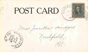 Mathewson School Barre Vermont 1906 postcard