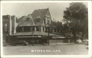 Niagara Falls NY Red Coach Inn c1940 Real Photo Postcard