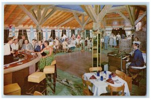 c1960's The Sage Room Wagon Wheel Saloon Gambling Hall Lake Tahoe NV Postcard