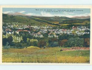 Unused W-Border PANORAMIC VIEW Barre Vermont VT i0599