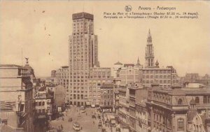 Belgium Anvers Place de Meir et Torengebouw 1935