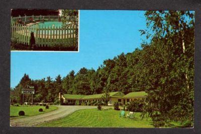 PA Hemlock Motel TROUT RUN PENNSYLVANIA Postcard Penn