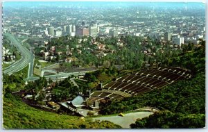 Postcard - From the Hollywood Hills - Hollywood, California