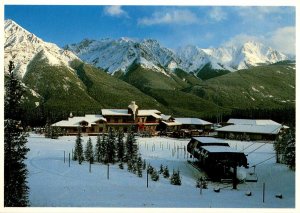 Canada Calgary Nakiska At Mount Allan Day Lodge Site Of The 1988 Winter Olympics