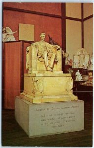 M-54548 Lincoln Statue in Daniel Chester French Studio Massachusetts