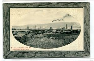Larson Lumber Co Mill Logging Industry Bellingham Washington 1912 postcard