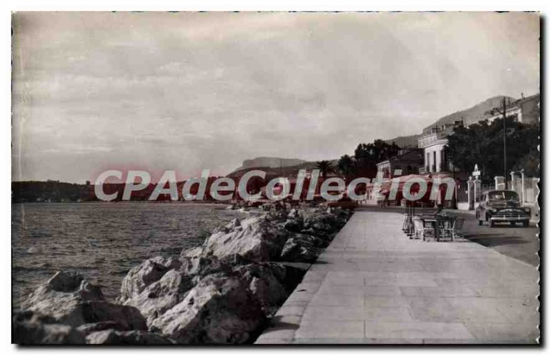 Old Postcard Menton The Promenade