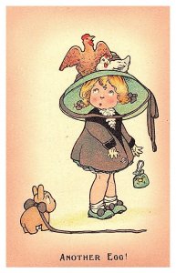Chickens on Hat on Girl, Another Egg?