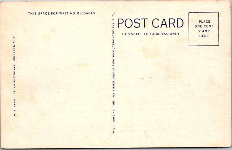 Postcard HOUSE SCENE Columbus Ohio OH AO4468