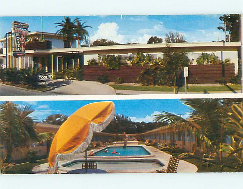 Unused Pre-1980 CAVALIER MOTEL & POOL St. Saint Petersburg Florida FL u5539