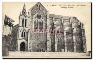 La Chapelle-Saint-Laurent Old Postcard Basilica of Pity