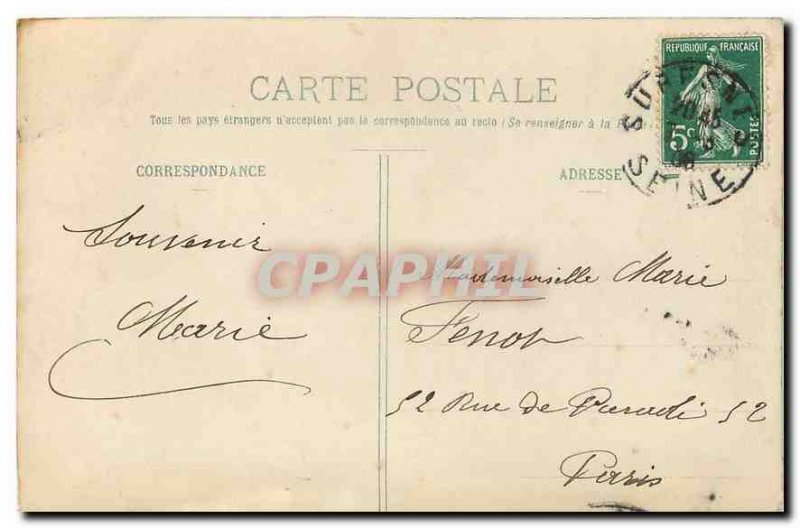 Old Postcard Suresnes The Mayor