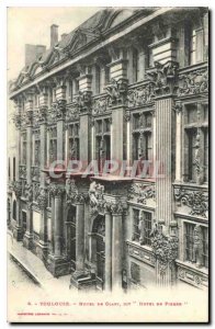 Postcard Old Toulouse Hotel Clart said Pierre Hotel