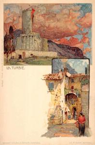 La Turbie in France Antique Postcard L533