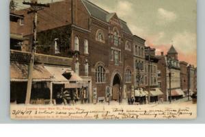 Bangor ME Main Street c1910 Postcard