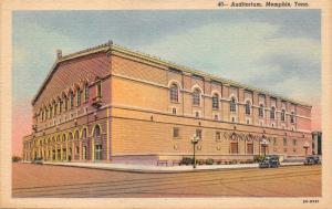 MEMPHIS TENNESSEE~MUNICIPAL AUDITORIUM POSTCARD