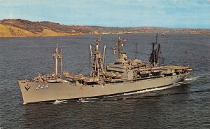 USS Paul Revere LPA-248 Landing Personnel Transport US Navy Ship postcard