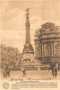 Br34908 Bruxelles Monument Inspach       Belgium