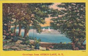 New York Greetings From Otisco Lake