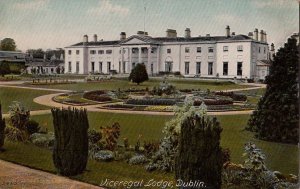 Postcard Viceregal Lodge Dublin Ireland