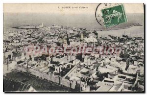 Postcard Old Algiers A Bird Flight