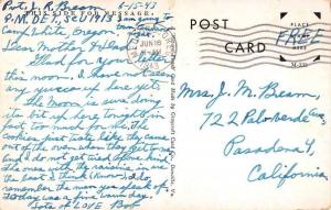 Medford Oregon Large Letter Greetings Antique Postcard J62060