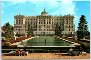 Postcard - Royale Palace, Northern façade - Madrid, Spain