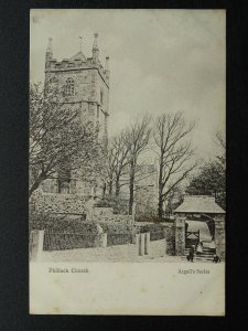 Cornwall PHILLACK St Felicitas and St Piala's Church c1903 Postcard by Argall's