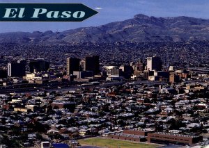 TX - El Paso. Bird's Eye View