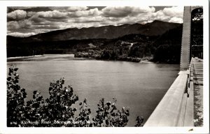 RPPC View Overlooking Kootenai River, Bonners Ferry ID Vintage Postcard C41