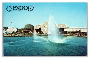 Vintage 1967 Postcard Montreal Expo 67 General View From the Place of Nations