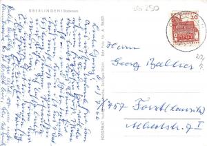 BG250 uberlingen bodensee sailing vessel  CPSM 14x9.5cm germany