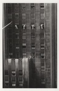 Daredevil American Window Cleaners Washers in 1950s Postcard
