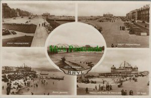 Wales Postcard - Views of Rhyl, Denbighshire  RS27363