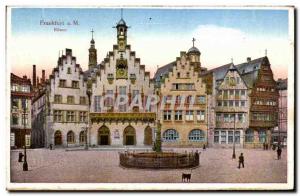 Old Postcard Frankfurt a M Romer