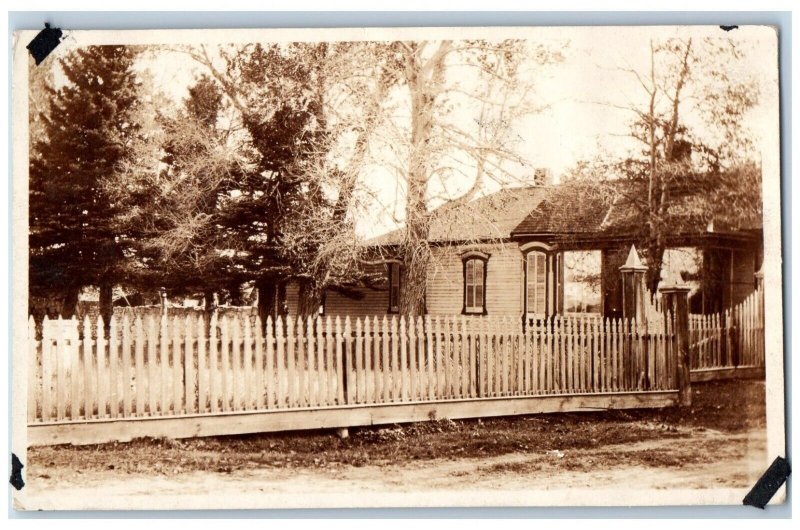 Fort Bridger Wyoming WY Postcard RPPC Photo Judge Carter Residence Oldest Posted